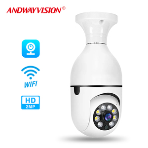 V380 Pro 1080p đầy đủ màu sắc ẩn an ninh bóng đèn camera quan sát ban đêm 360 E27 ổ cắm góc rộng CMOS Mini Wifi âm thanh hai chiều - Product Image 2
