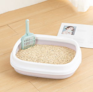 Wholesale Pet Supplies Folding Cat Litter box Cat Toliet Sifting Cat Litter Box with <strong>Pooper</strong> <strong>Scooper</strong> - Product Image 5