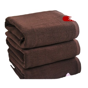 Toalla de baño de algodón puro, grande y gruesa, color café, para uso en spa y salón de belleza, toalla absorbente - Product Image 4