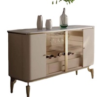Meuble de rangement multifonctionnel en bois massif de style Wabi-Sabi du milieu du siècle, pour salon ou entrée, modèle nord-américain