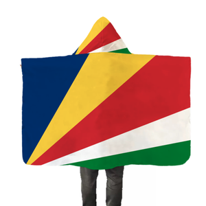 Vente en gros de capes à capuche personnalisées de haute qualité avec drapeau national des <span class=keywords><strong>Seychelles</strong></span>, drapeau à manches, cape drapeau 90*150cm, drapeau à bas <span class=keywords><strong>prix</strong></span>, promotion - Product Image 1