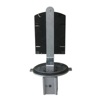 Caja de empalme impermeable con cierre de empalme de fibra óptica de Metal para montaje de torre de poste de Cable aéreo ADSS OPGW Compatible con 5G 4G GSM SDK