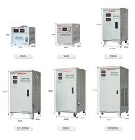 Stabilisateur de Tension Automatique Servo SVC Monophasé 5KVA 3KVA 20KVA 40KVA 60KVA 220V, Régulateur de Tension Domestique en Cuivre AC