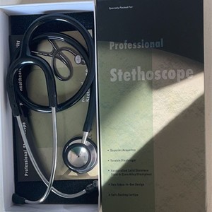 Estetoscopio Profesional de Doble Cabeza HP-A06 Negro para Uso Médico en Adultos con Certificación CE - Product Image 4