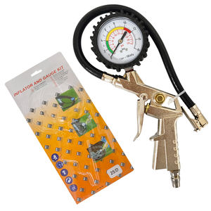 Kit de Inflador de Neumáticos y Manómetro con Cuerpo de Metal de Latón - Product Image 4