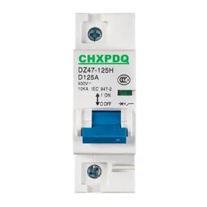 Interruptor de circuito mcb, 63A, 80A, 100A, 125A, precio de fábrica