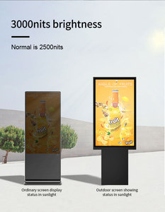 Nhà Máy Giá 55 "ngoài trời IP67 4K màn hình quảng cáo không thấm nước kỹ thuật số biển kiosk cho thức ăn nhanh Bảng <span class=keywords><strong>menu</strong></span> - Product Image 5