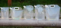 5L eau liquide étanche à l'humidité poche bec buse Mylar papier d'aluminium 7L bec buse 3L jus gelée boisson vin emballage sac
