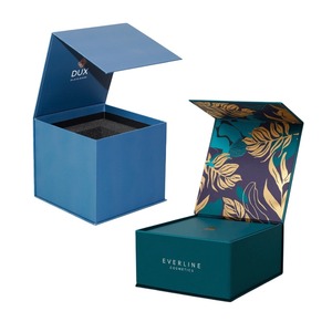 Direct Selling Custom Paper Box Perfume Uv Coating Vanishing Art Paper Box <b>Square</b> Packing Kraft Magnetic Flip Box - Product Image 1