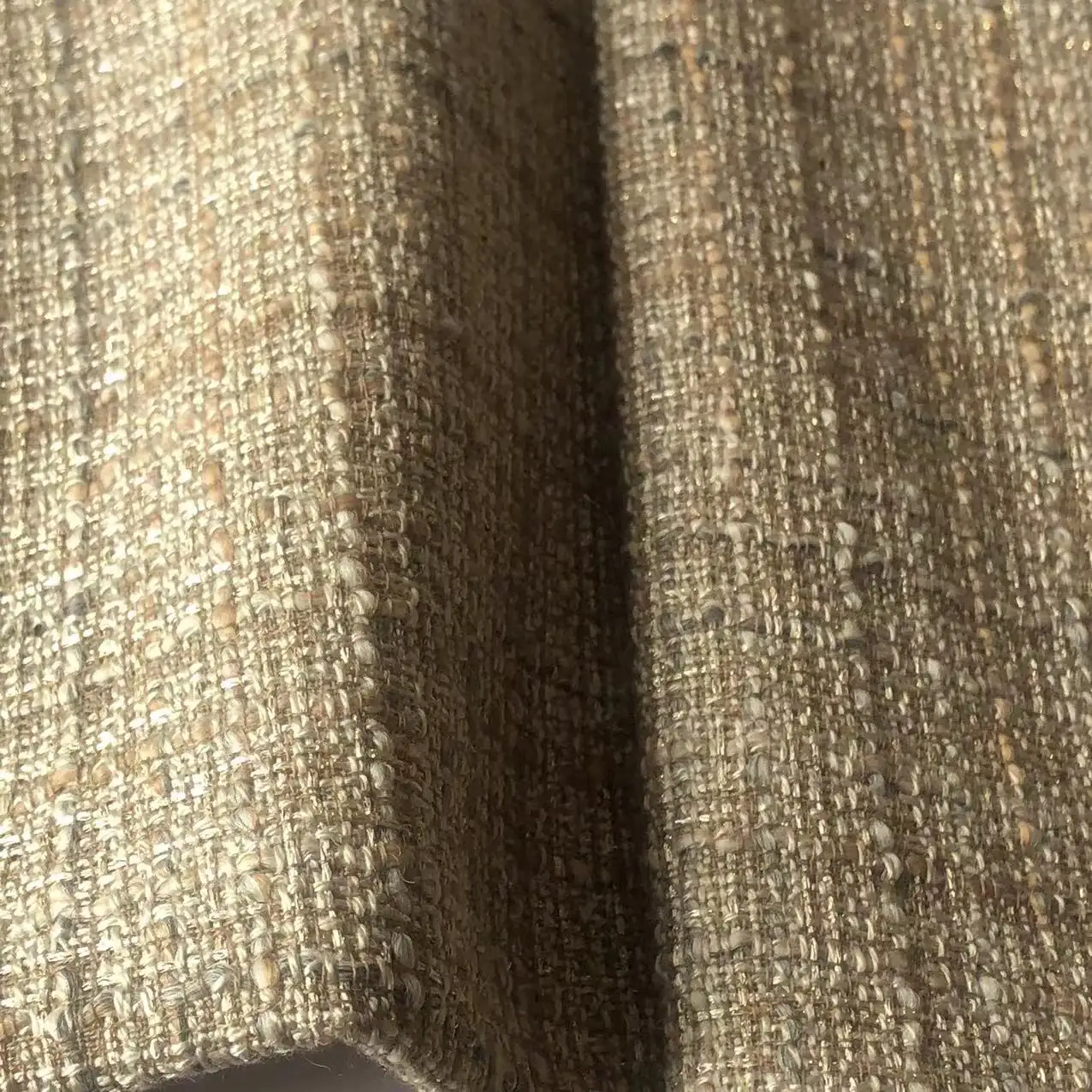 342GSM Tất Cả Các Mùa Vải Đẹp Shiny Silk Chủ Đề Mosaic Tweed Quần Áo Và Trang Chủ Dệt Bọc Vải
