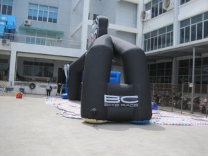 Inflatable BC Bike Archway with Digital Printing and Electric <b>Pump</b> Over 12ft Tall for Advertising Events - Product Image 4