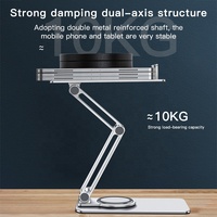 IFacemall Usine En Gros Personnalisable En Alliage D'aluminium Rotation Pliable Tablette Support De Téléphone pour iPad
