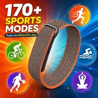 Bracelet intelligent DS500, application multilingue Android IOS, 45 jours d'autonomie en veille, batterie 55 mAh, moteur à vibration, bracelet de suivi d'activité physique