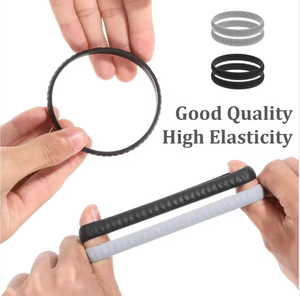 Sangle de genou en silicone pour rotule, bande de compression élastique réglable, attelle de soutien du tendon rotulien pour le sport, le basketball et la course à pied - Product Image 2