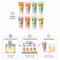 Kit de colle crème fouettée en silicone non toxique de 50g pour la fabrication de coques de téléphone DIY, adhésif crème de simulation pour loisirs créatifs pour enfants