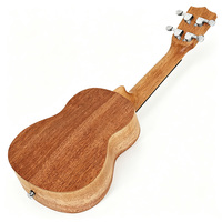 21 Inch Wooden Ukulele Kit, 4 String Small Guitar, Beginner Musical Instrument for Kidswith Carry Bag, Plectrums, Strings, Capo