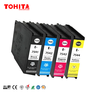 TOHITA T7541 T7542 T7543 T7544 Mực CartridgeC13T754140 C13T754240 C13T754340 C13T754440 Cho EPSON Lực Lượng Lao Động Pro WF 8090 8590DTW - Product Image 2