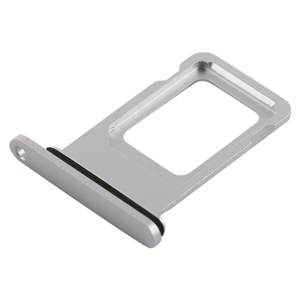 Bandeja para tarjeta SIM para iPhone XR, pieza de repuesto de metal plateado - Product Image 1