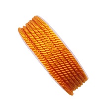 D709 Fil de bracelet rond de 1,5 mm et 2 mm, cordon en nylon torsadé de qualité supérieure, corde tressée, cordon Milan pour le bricolage