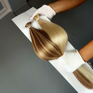 13A I <b>Tip</b> Hair <b>Extension</b> 100% Human Hair <b>Extensions</b> Wholesale Double Drawn Full Cuticles Keratin I U V <b>K</b> <b>Tips</b> Hair <b>Extensions</b> - Product Image 5