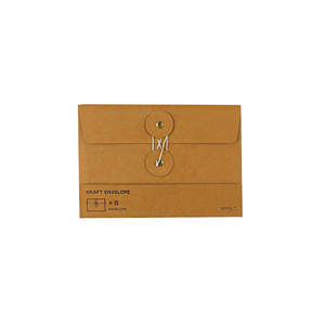Customized Specialty Recycle <strong>Kraft</strong> Paper <strong>Envelope</strong> with <strong>String</strong> <strong>Tie</strong> - Product Image 3