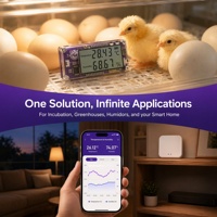 Capteur Zigbee SHT45 Thermo-hygromètre pour équipement d'élevage de poulets, poulailler, ferme avicole, chambre de température et d'humidité