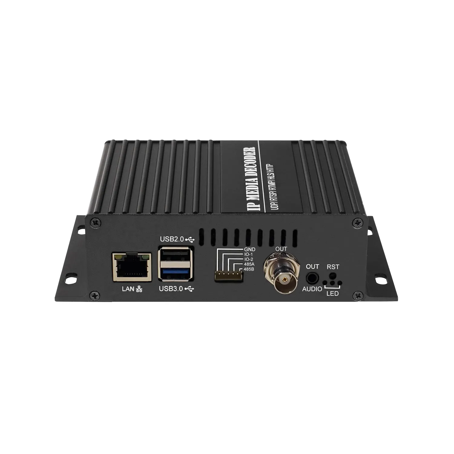 S9110D H.265 H.264 SDI Decoder con SDI USB RS485 di Uscita per la Pubblicità Display, IP Encoder di Decodifica, flusso di rete di Decodifica