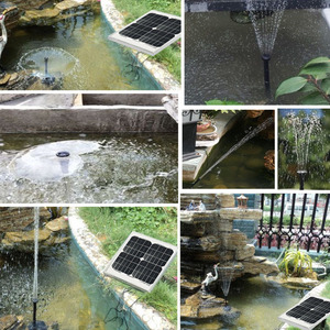Outdoor 20W <strong>Solar</strong> <strong>Powered</strong> Cell Submersible Pump 4led Lights Battery Remote Control Garden <strong>Water</strong> <strong>Fountain</strong> for Pool,landscape - Product Image 6