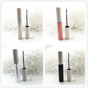 3ml Empty Mascara Container 10ml Shiny White Mascara Tube With Ultra-fine Eyelash Brush
