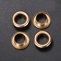 Stock du fabricant d'origine 2mm-40mm multicolore personnalisé peint rond en métal oeillet vente en gros