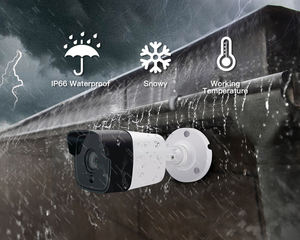 Çevre dostu malzemeler weatherptoof 1080P mermi ev güvenlik POE IP kamera - Product Image 3