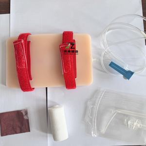 Module de simulation de traumatisme pour la pratique des plaies, modèle d'entraînement aux premiers secours pour la pratique hémostatique, plaie par couteau - Product Image 2