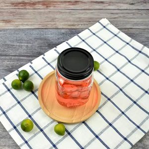 Tốt nhất bán tùy chỉnh rõ ràng Glass <span class=keywords><strong>Mason</strong></span> Jar nước giải khát nước trái cây drinkware với nắp và rơm - Product Image 3