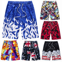 Shorts de surf en polyester pour hommes, maillots de bain imperméables, impression numérique, shorts de sport pour la plage