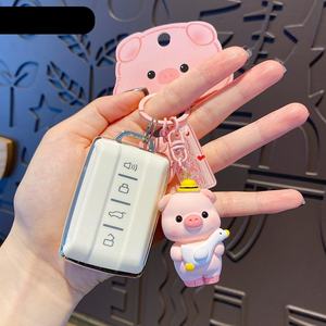 Adorabile Portachiavi a Forma di Maialino, Ciondolo Bambola Maialino Carino, Elegante Ornamento da Appendere alla Borsa, Grazioso Piccolo Regalo Quotidiano - Product Image 4