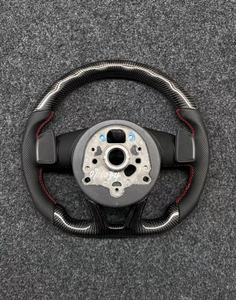 Volante de Fibra de Carbono con Base Plana para <span class=keywords><strong>Audi</strong></span> con Levas de Cambio, Volante de Fibra de Carbono y Alcántara para <span class=keywords><strong>Audi</strong></span> RS - Product Image 2