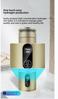Meilleure gourde portable d'eau riche en hydrogène par électrolyse électrique SPE PEM 8000 PPB – Bouteille d'eau hydrogénée de haute qualité