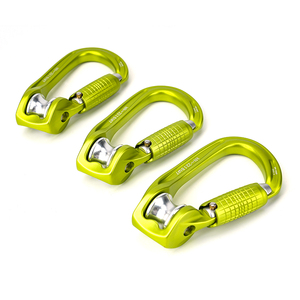 22kn an toàn ngoài trời Carabiner với khóa tự động ròng rọc vít cổng Twist khóa cho leo núi và chiều cao làm việc loại an toàn móc - Product Image 5