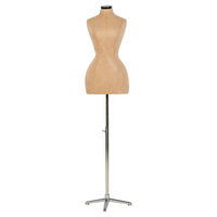 Mannequin de couturière en PE pour femme, buste supérieur, forme de robe pour l'affichage de costumes professionnels, vente chaude