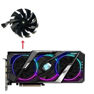 อะไหล่พัดลมระบายความร้อน PLD10015B12H 95มม. ใหม่สำหรับ Gigabyte AORUS <span class=keywords><strong>GeForce</strong></span> <span class=keywords><strong>RTX</strong></span> 2060 <span class=keywords><strong>2070</strong></span> 2080 <span class=keywords><strong>Ti</strong></span> Super 8G ระบายความร้อนด้วยการ์ดกราฟิก - Product Image 2