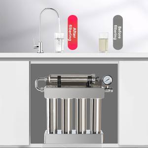 เครื่องวัด<span class=keywords><strong>ความ</strong></span><span class=keywords><strong>ดัน</strong></span>สแตนเลสขนาดเล็กสำหรับครัวเรือนเครื่องกรองน้ำอัลตราฟิลเตรชั่นห้าขั้นตอน - Product Image 3