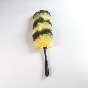 Plumeau épaissi jaune et noir, dépoussiéreur électrostatique flexible, grand outil de nettoyage domestique en plastique - Product Image 3
