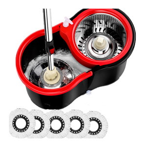 Dooso Cleaning Factory Spin Head <b>Mop</b> and Bucket System <b>Mop</b> and Bucket Set With Wringer Set - Product Image 1