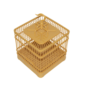 Jaula Cuadrada para Pájaros con Gancho, <span class=keywords><strong>de</strong></span> Plástico, para Peonías, Loros, Estorninos, Pájaros <span class=keywords><strong>de</strong></span> Ojo Blanco, Casa <span class=keywords><strong>de</strong></span> Cría Combinable y Desmontable - Product Image 5