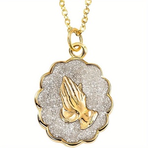 मिश्र धातु वास्तविक कृत्रिम हीरे की धूल पेंडेंट - Product Image 4