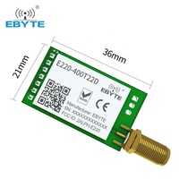 Module de port série sans fil Ebyte E220-400T22D433MHz, émetteur-récepteur longue portée 22dBm 5km, DIP UART Semtech LLCC68 LoRa Rf Module