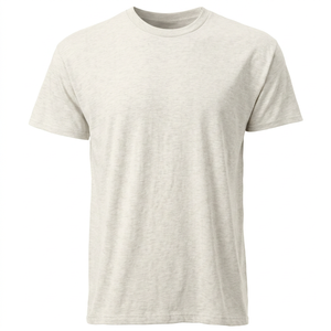 เสื้อยืดคอกลมแขนสั้นผู้ชาย ผ้าฝ้าย 100% 120 กรัม ระบายอากาศได้ดี เป็นมิตรกับสิ่งแวดล้อม ป้องกันรอยยับ ป้องกันการเป็นขุย ป้องกันการหดตัว ทรงปกติ - Product Image 2