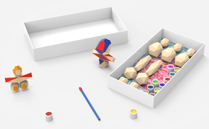 36 pezzi di smistamento in legno per bambini creativi educativi nidificazione di pietre impilabili colorate giocattoli per bambini - Product Image 6