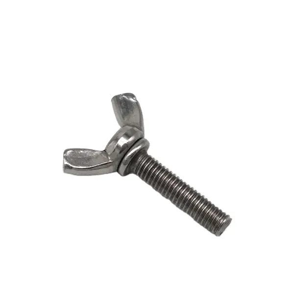 Factory Provides Best Quality M3-M36 304 316 stainless steel butterfly wing nuts stainless m6 bolt screw
