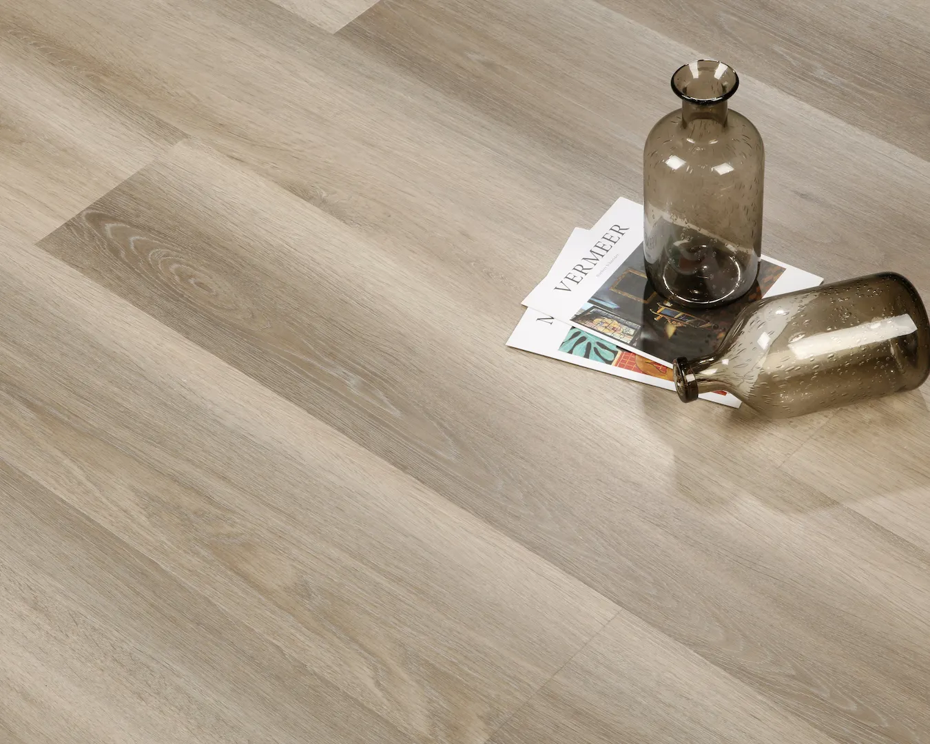 Kentier soft touch surface nature close SPC flooring with real wood pattern